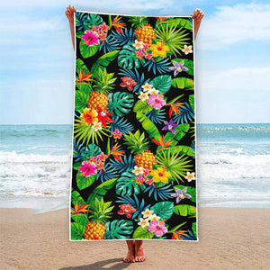 Aloha Hawaiian Tropical Pattern Print Beach Towel