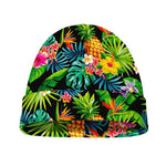 Aloha Hawaiian Tropical Pattern Print Beanie