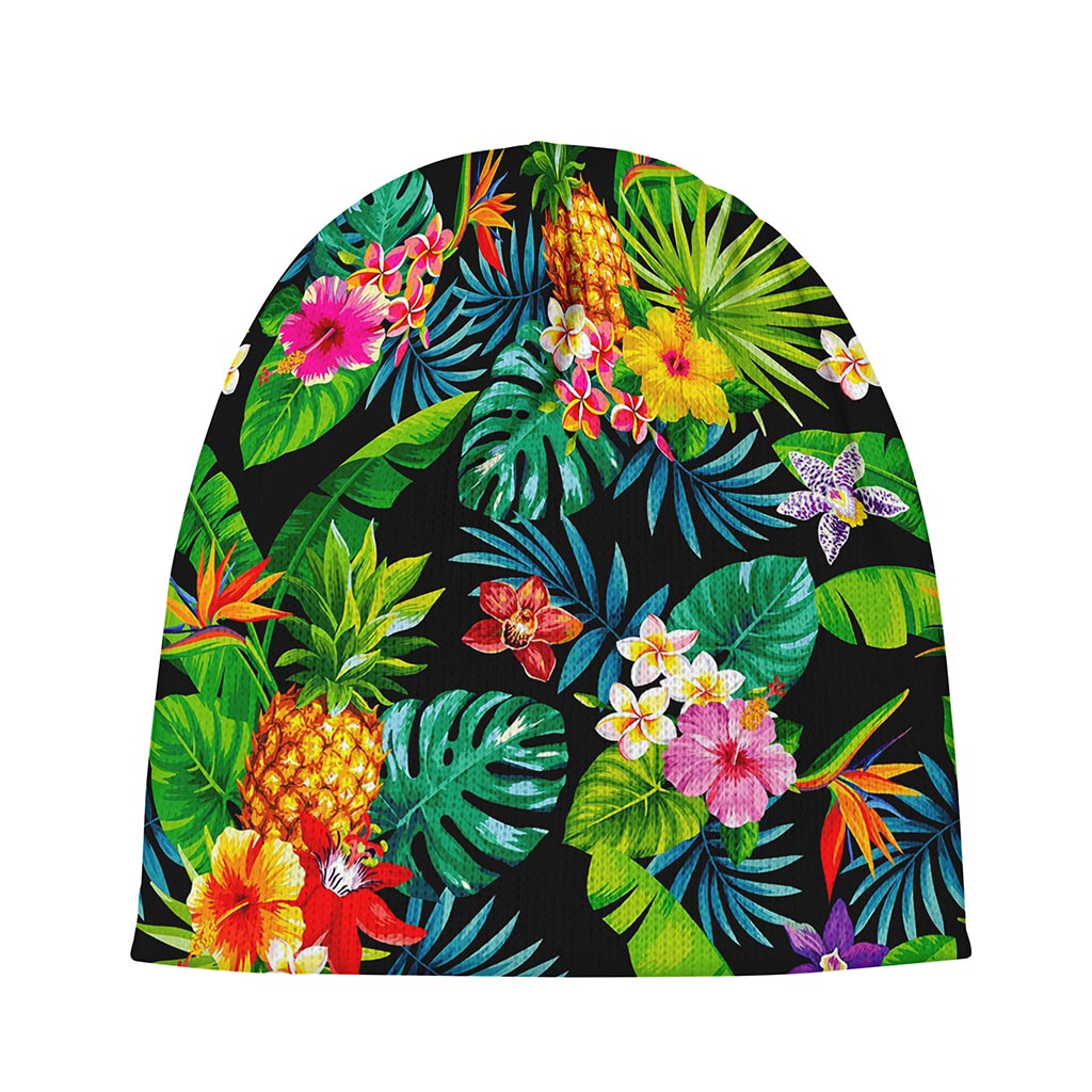 Aloha Hawaiian Tropical Pattern Print Beanie