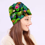 Aloha Hawaiian Tropical Pattern Print Beanie