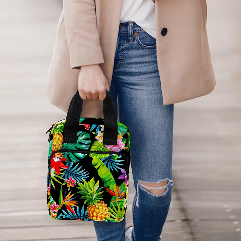Aloha Hawaiian Tropical Pattern Print Bible Tote Bag