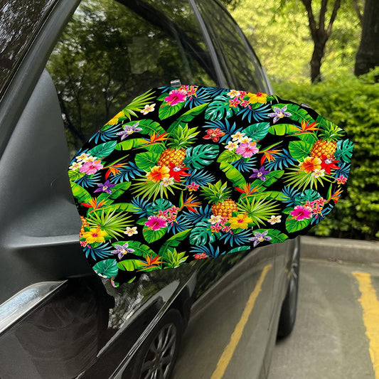 Aloha Hawaiian Tropical Pattern Print Car Side Mirror Covers