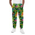 Aloha Hawaiian Tropical Pattern Print Cotton Sweatpants