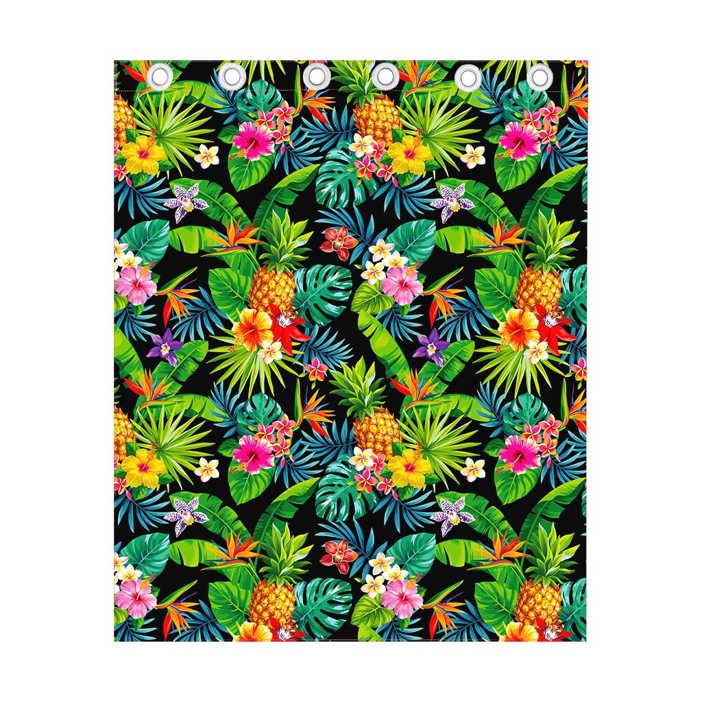 Aloha Hawaiian Tropical Pattern Print Curtain