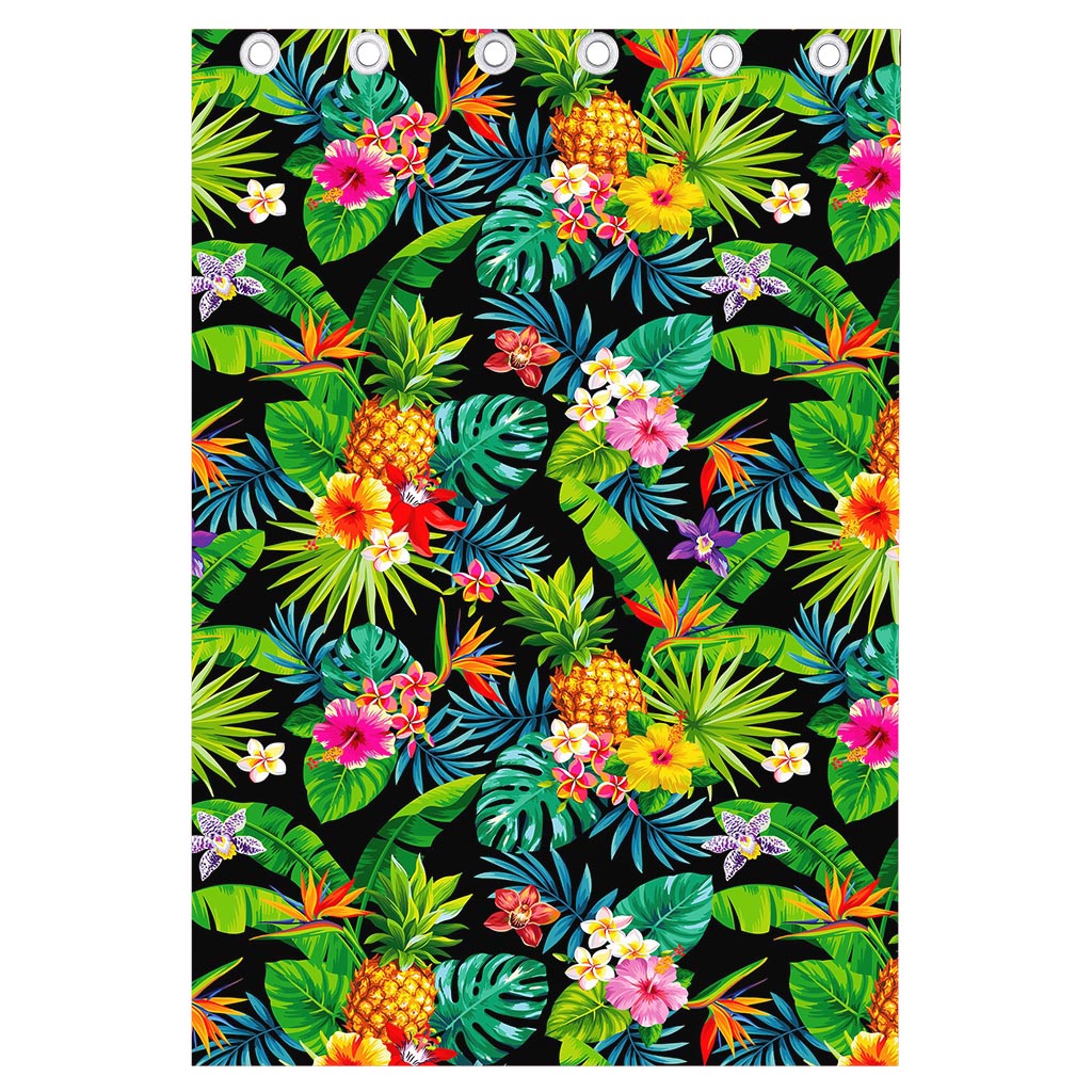 Aloha Hawaiian Tropical Pattern Print Curtain