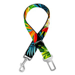 Aloha Hawaiian Tropical Pattern Print Dog Seat Belt