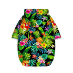 Aloha Hawaiian Tropical Pattern Print Dog Zip Up Hoodie