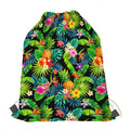 Aloha Hawaiian Tropical Pattern Print Drawstring Bag