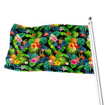 Aloha Hawaiian Tropical Pattern Print Flag