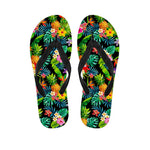 Aloha Hawaiian Tropical Pattern Print Flip Flops