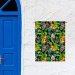 Aloha Hawaiian Tropical Pattern Print Garden Flag