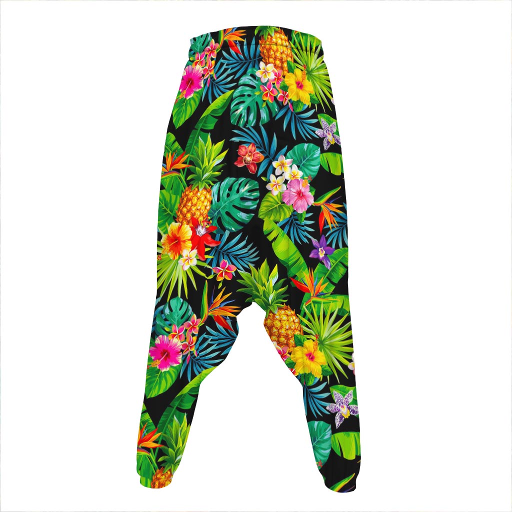 Aloha Hawaiian Tropical Pattern Print Hammer Pants