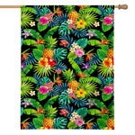 Aloha Hawaiian Tropical Pattern Print House Flag