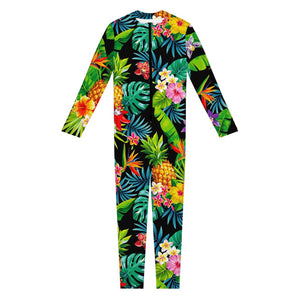 Aloha Hawaiian Tropical Pattern Print Jumpsuit