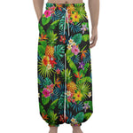 Aloha Hawaiian Tropical Pattern Print Lantern Pants