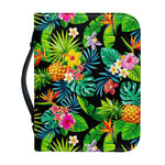 Aloha Hawaiian Tropical Pattern Print Leather Bible Cover