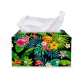 Aloha Hawaiian Tropical Pattern Print Leather Tissue Box Cover