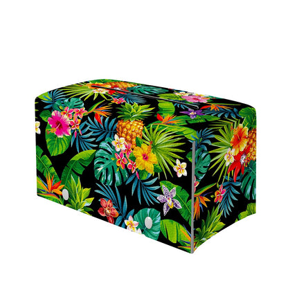 Aloha Hawaiian Tropical Pattern Print Leather Tissue Box Cover