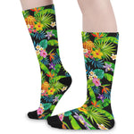Aloha Hawaiian Tropical Pattern Print Long Socks