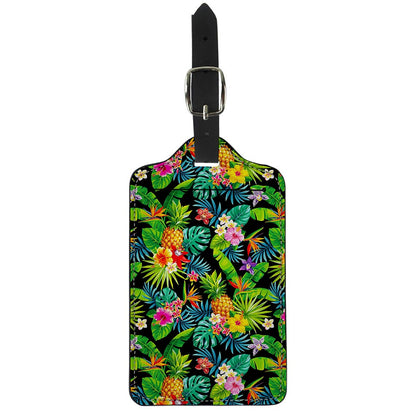 Aloha Hawaiian Tropical Pattern Print Luggage Tag
