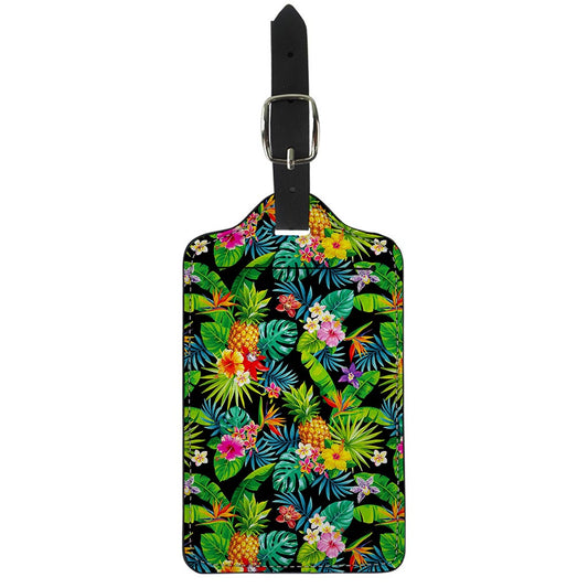 Aloha Hawaiian Tropical Pattern Print Luggage Tag