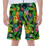 Aloha Hawaiian Tropical Pattern Print Men's Beach Shorts