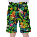 Aloha Hawaiian Tropical Pattern Print Men's Beach Shorts