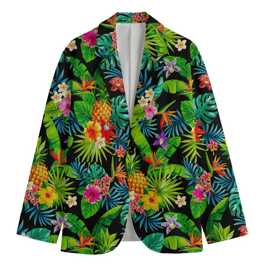 Aloha Hawaiian Tropical Pattern Print Men's Blazer