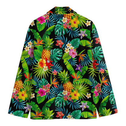 Aloha Hawaiian Tropical Pattern Print Men's Blazer