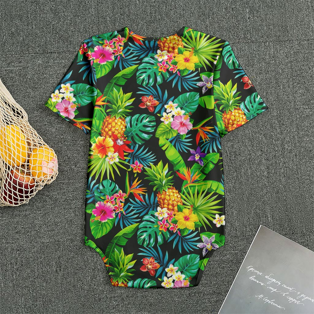 Aloha Hawaiian Tropical Pattern Print Men's Bodysuit