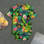 Aloha Hawaiian Tropical Pattern Print Men's Bodysuit