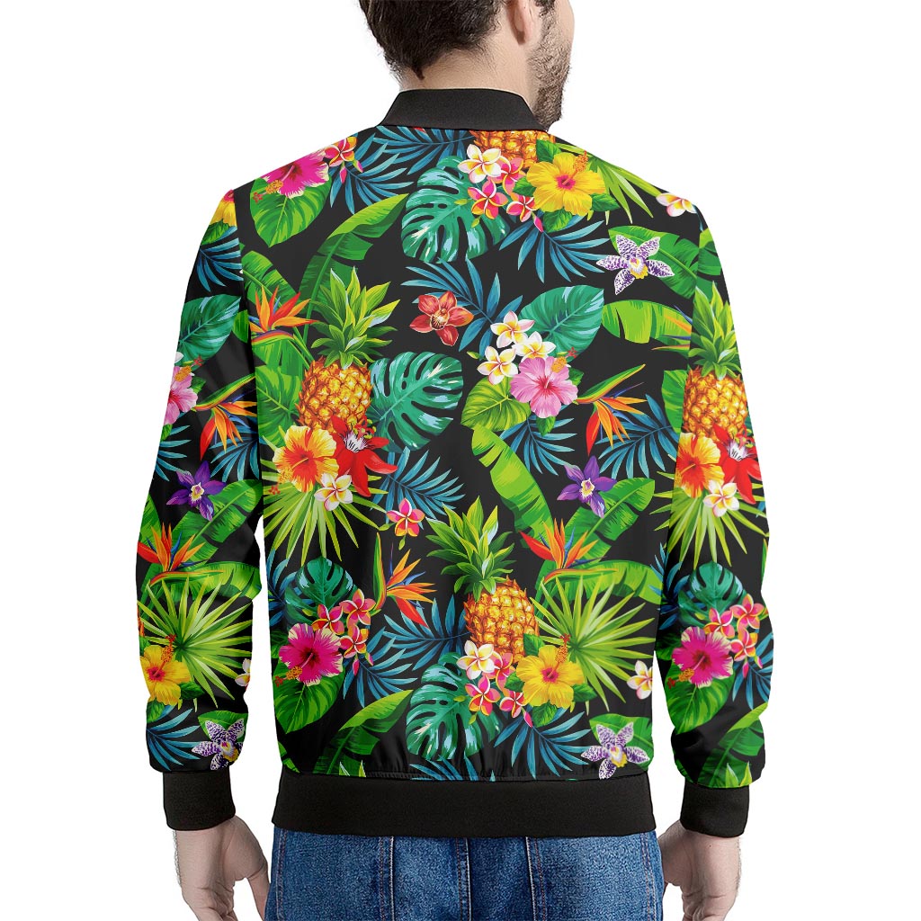 Aloha Hawaiian Tropical Pattern Print Men's Bomber Jacket