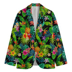 Aloha Hawaiian Tropical Pattern Print Men's Cotton Blazer