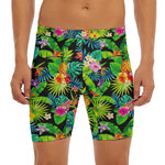 Aloha Hawaiian Tropical Pattern Print Men's Long Boxer Briefs