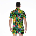 Aloha Hawaiian Tropical Pattern Print Men's Rompers