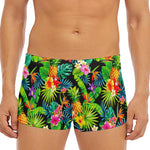 Aloha Hawaiian Tropical Pattern Print Men's Short Boxer Briefs
