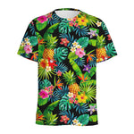 Aloha Hawaiian Tropical Pattern Print Men's Sports T-Shirt