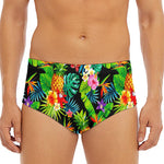 Aloha Hawaiian Tropical Pattern Print Men's Triangle Swim Briefs