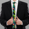 Aloha Hawaiian Tropical Pattern Print Necktie