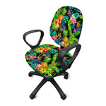 Aloha Hawaiian Tropical Pattern Print Office Chair Cover