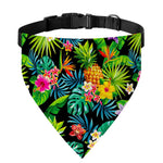 Aloha Hawaiian Tropical Pattern Print Over The Collar Dog Bandana