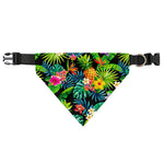 Aloha Hawaiian Tropical Pattern Print Over The Collar Dog Bandana