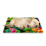 Aloha Hawaiian Tropical Pattern Print Pet Cooling Mat Cover