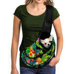 Aloha Hawaiian Tropical Pattern Print Pet Sling Carrier