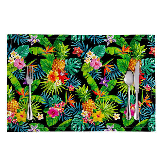 Aloha Hawaiian Tropical Pattern Print Placemat