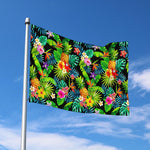 Aloha Hawaiian Tropical Pattern Print Polyester Flag