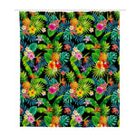 Aloha Hawaiian Tropical Pattern Print Polyester Shower Curtain