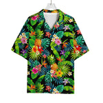 Aloha Hawaiian Tropical Pattern Print Rayon Hawaiian Shirt