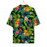 Aloha Hawaiian Tropical Pattern Print Rayon Hawaiian Shirt