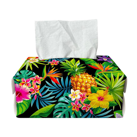 Aloha Hawaiian Tropical Pattern Print Rectangle Tissue Box Cover